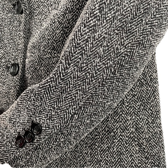 TALBOTS CLASSIC BLAZER | Black / Grey | Size Small - Picture 3 of 4